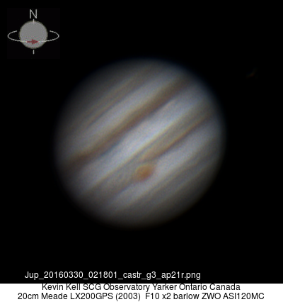 Jupiter 20160330 02:18 UT average